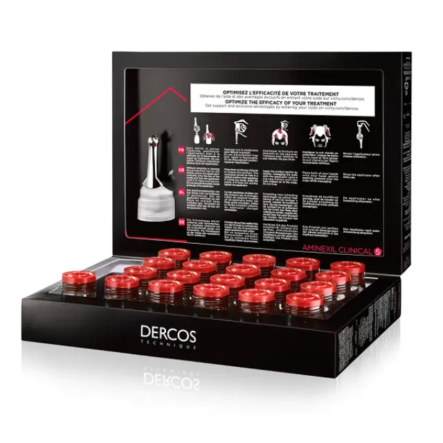 VICHY DERCOS TECHNIQUE Aminexil Clinical 5 Αντιμετώπιση της Τριχόπτωσης για Άνδρες 21x6ml 2