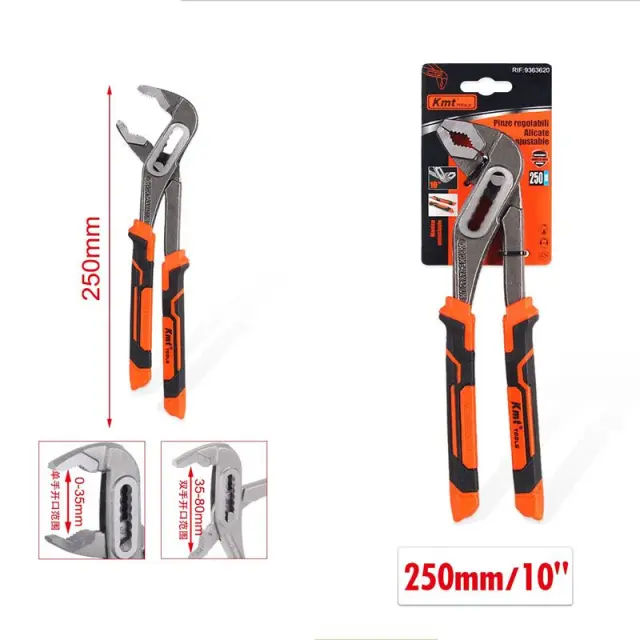 KMT Γκαζοτανάλια - Κάβουρας 250mm 10"- Pliers Wrench 9363620