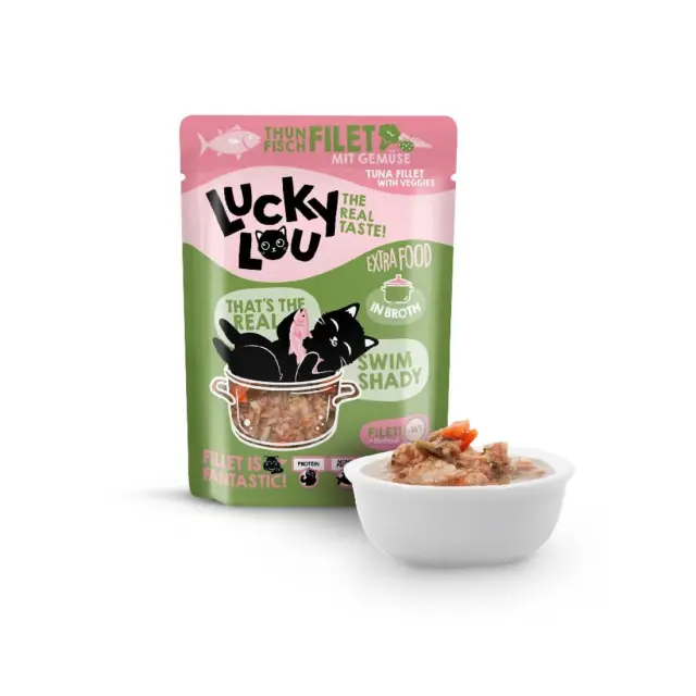 Lucky Lou ExtraFood Jelly Φιλέτο Τόνου με Λαχανικά (Σε Ζωμό) Φακελάκι 70gr 2