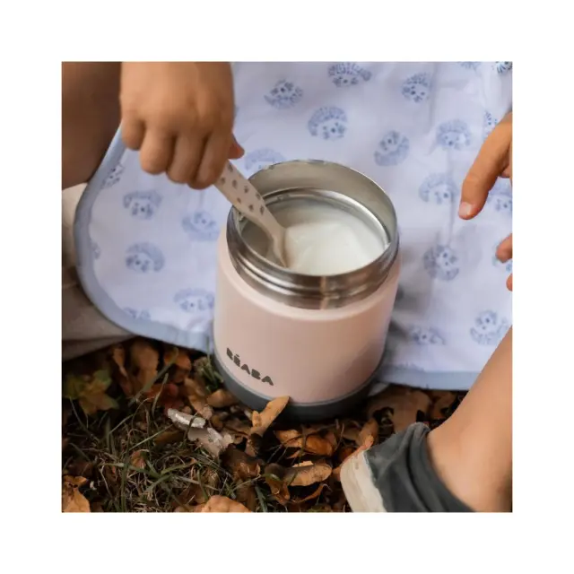 Θερμός Φαγητού Dark Mist/Light Pink 300ml BR78713 2