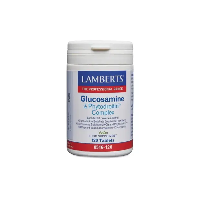 Lamberts Glucosamine & Phytodroitin Complex Συμπλήρωμα Διατροφής για τις Αρθρώσεις με Θειϊκή Γλυκοζαμίνη & Φυτοδροϊτίνη 120tabs