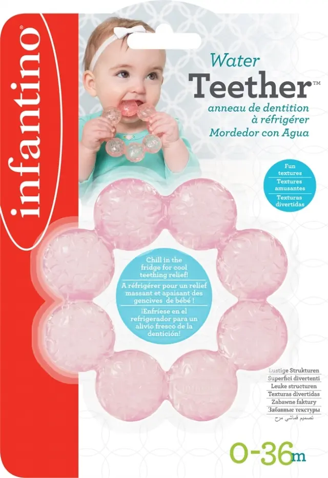 INFANTINO WATER TEETHER - GRAPEFRUIT 2
