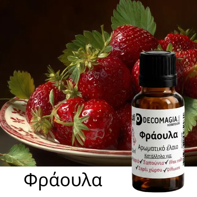 Άρωμα για κερί και σαπούνι 50ml, Φράουλα