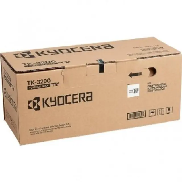 Kyocera TK-3200 Γνήσιο Toner Laser Εκτυπωτή Μαύρο 40000 Σελίδων 1T02X90NL0