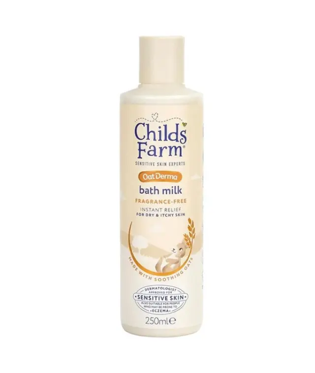 Childs Farm OatDerma Bath Milk Γαλάκτωμα Μπάνιου με Βρώμη χωρίς Άρωμα για Ξηρό & Ευαίσθητο Δέρμα 250ml 2