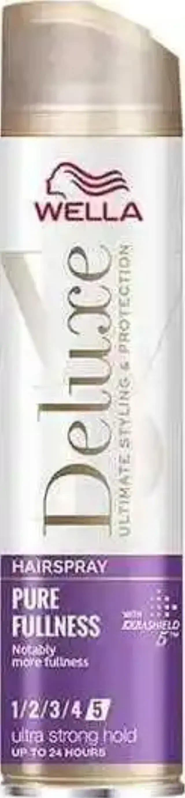 Wella Deluxe Pure Fullness Hair Spray Λακ Μαλλιών 5 Ultra Strong Hold 75ml