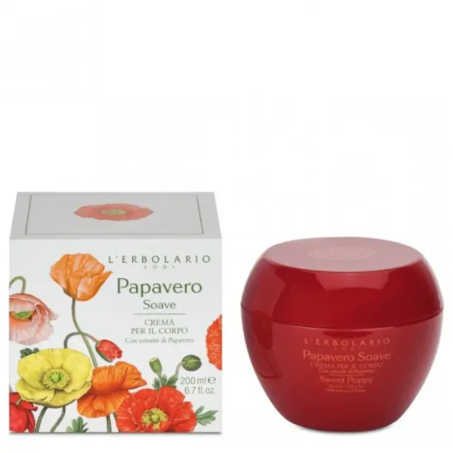 L Erbolario Papavero Crema Corpo, Κρέμα σώματος, 200ml