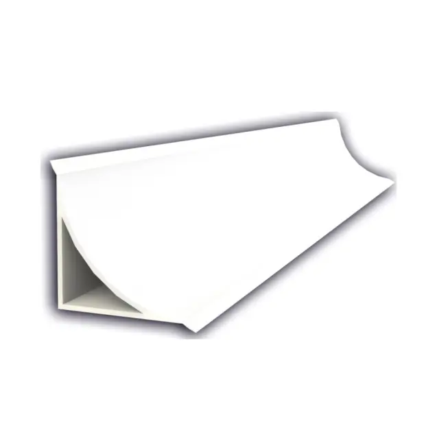 Αρμοκάλυπτρο - Προφίλ Έσω Γωνιών 30mmx30mmx2.5m PVC Λευκό