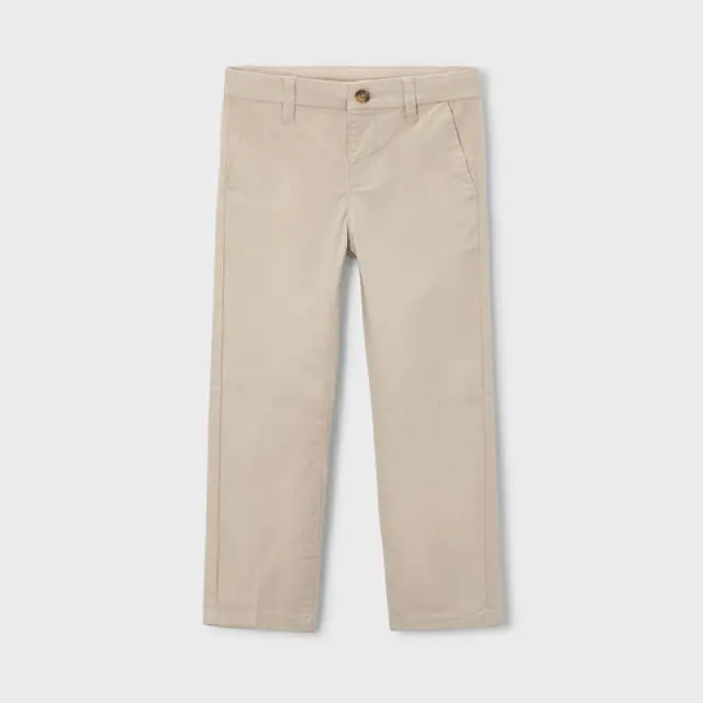 Mini 2 έως 10 ετών Παντελόνι μακρύ chino καπαρντινέ μπεζ - 7Ε