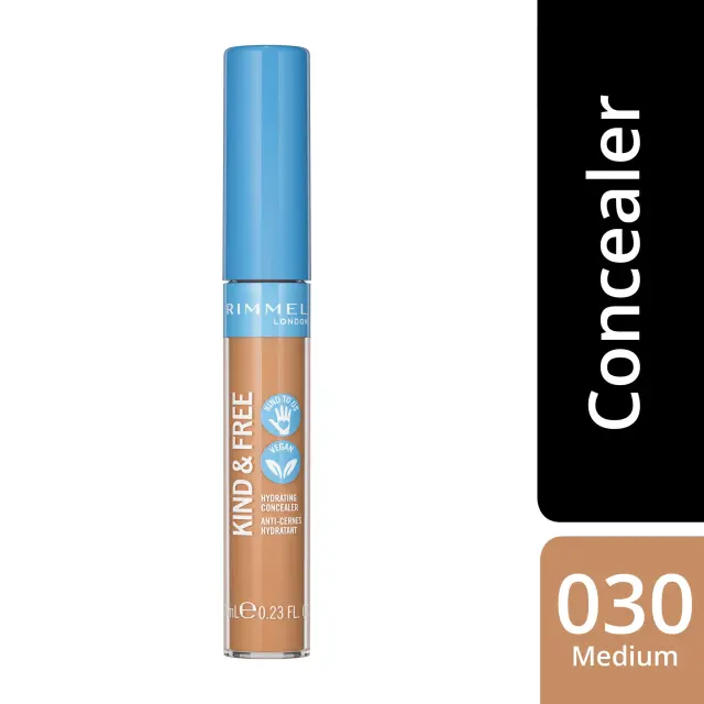 Rimmel - KIND & FREE All-Day Hydrating Liquid Concealer - 30 Medium - Beauty