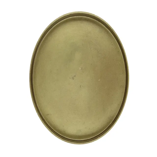 Κηροπήγιο Χρυσό Μέταλλο 10.5x10.5x32.5cm 2