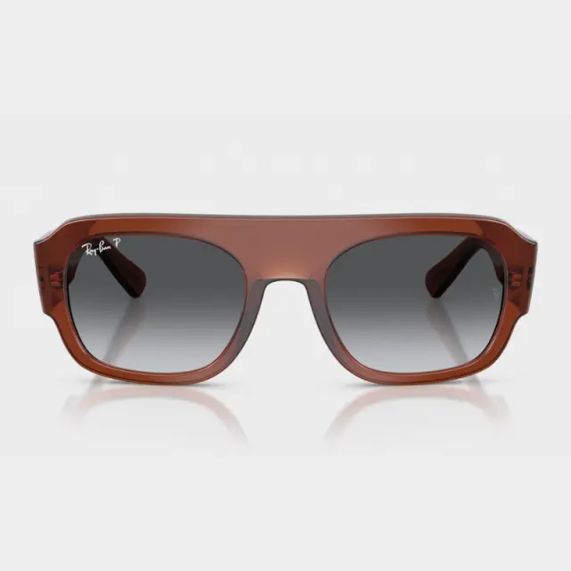 Γυαλιά Ηλίου Ray-Ban 0RB2218 6678T3 Διαφανές Καφέ - 55