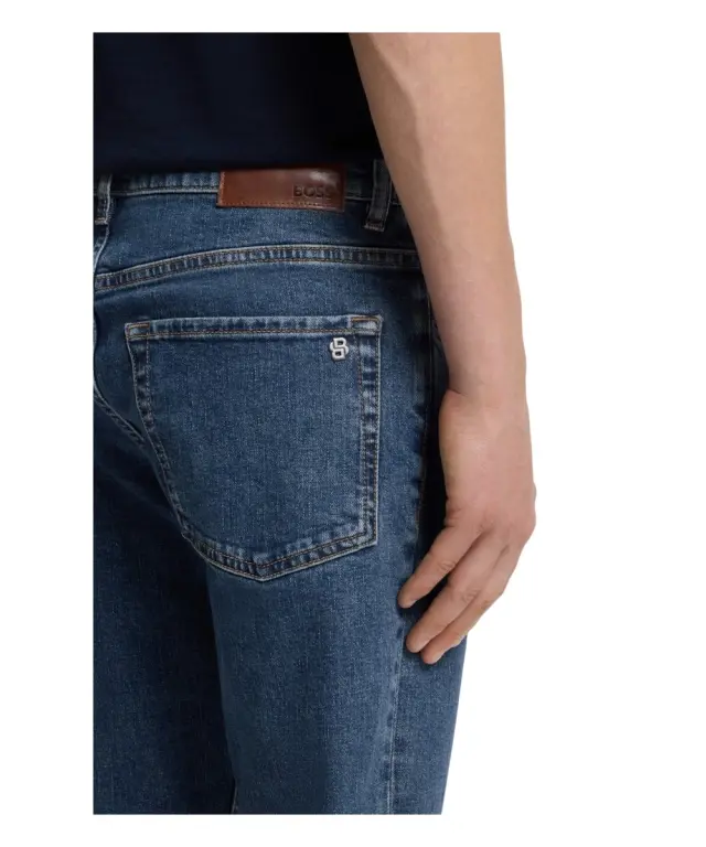 Hugo Boss - Ανδρικό Παντελόνι Τζιν Onyx Bo Tapered Fit 50566052-433 Μπλε 3