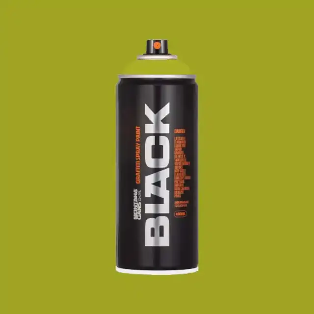 Montana Black Spray Paint 400ml BLK-6012 Oasis