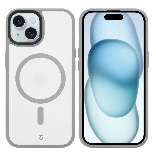 Tactical MagForce Hypersand Cover for Apple iPhone 15 Light Grey 2