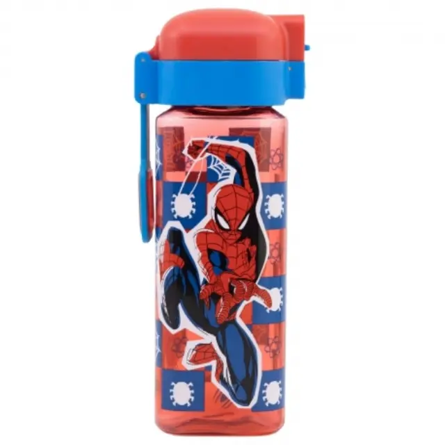 ΠΑΓΟΥΡΙ SAFETY LOCK SQUARE BOTTLE 550 ML SPIDERMAN ARACHNID GRID -74702