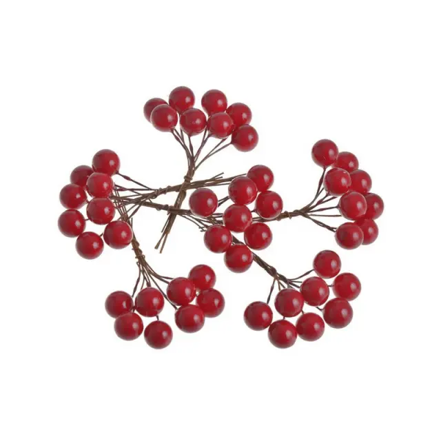 Μπιλίτσες κόκκινες μίνι ματσάκι, 7cm