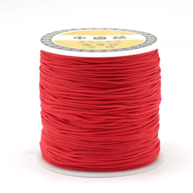 Κορδόνι Κοσμημάτων Ø0.80mm ~125m - Red