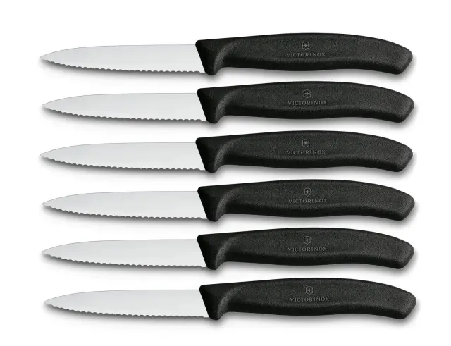 Σετ Μαχαίρια Γενικής Χρήσης Victorinox Swiss Classic με μήκος λεπίδας 8cm - Black - 6 τεμάχια6.7633.6 3