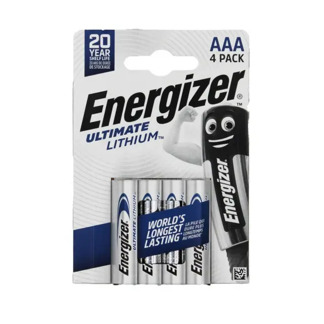 Energizer L92 Ultimate Lithium R03 AAA Photo Battery (ENE3540) ENEGIZER