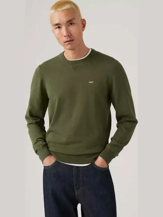 LIGHTWEIGHT HM SWEATER GREENS Khaki