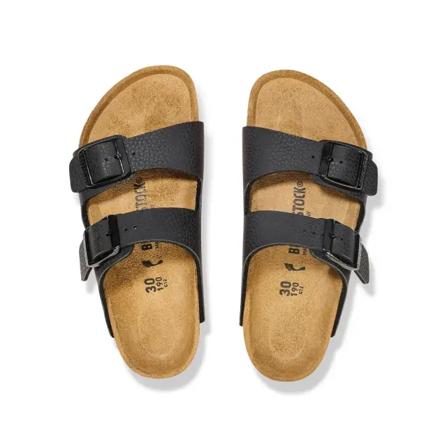 Birkenstock Παιδικές Παντόφλες Σανδάλια Arizona Kids Birko-Flor Narrow, Χρώμα Desert Soil Black - 33 3