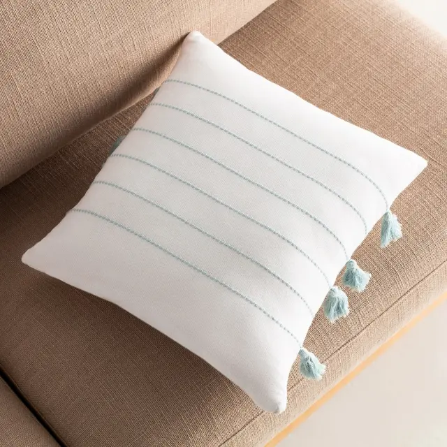 Μαξιλαροθήκη 43x43cm GOFIS HOME Maira Aqua 3