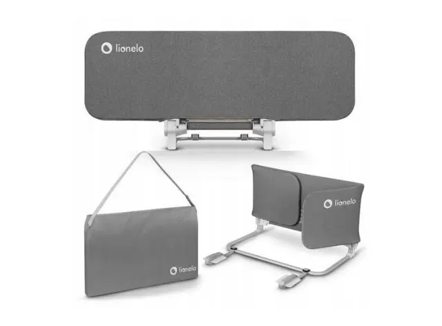 Lionelo Lora Προστατευτικό Κρεβατιού Travel 45X105cm Gray