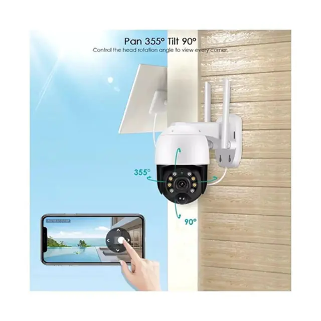 Jortan JT-8181XM IP Κάμερα Παρακολούθησης Wi-Fi 1080p Full HD Αδιάβροχη με Αμφίδρομη Επικοινωνία και Φακό 3.6mm TS03601 2