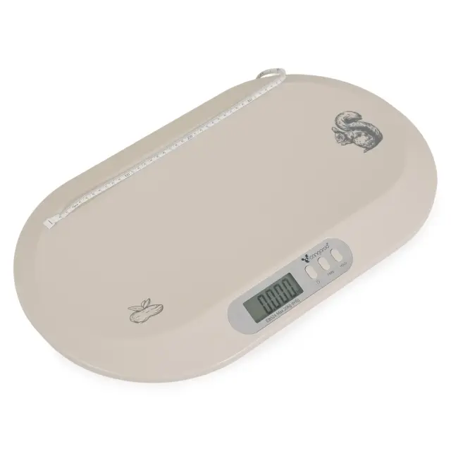 Cangaroo Peanut Ηλεκτρονική Ζυγαριά Βρέφους Grey έως 20kg με Μέτρηση Ύψους 3800146272982 3
