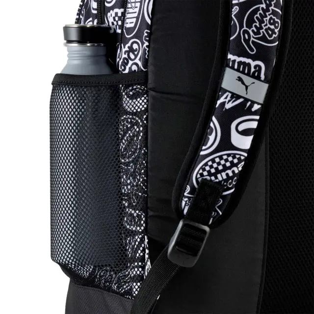 Puma Adult Academy Allover Print Backpack Μαύρο - Άσπρο 091150-08 (Puma) - One Size 3