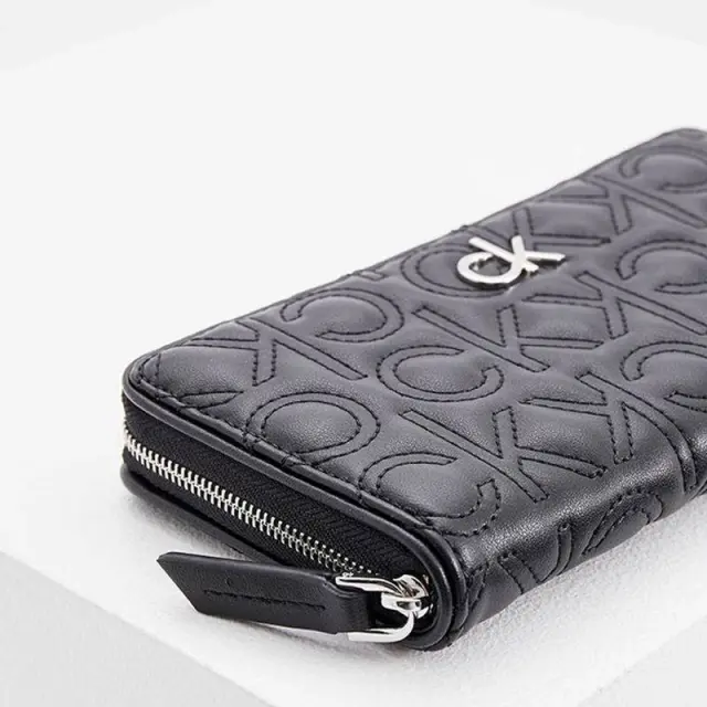 Calvin Klein - Γυναικείο Πορτοφόλι Re-Lock Z/A LG Quilt K60K608607-BAX Μαύρο 3