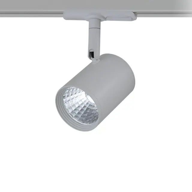 LED COB ΦΩΤΙΣΤΙΚΟ ΡΑΓΑΣ 230V AC 7W 3000K 24° 700LM Ra80 2 ΣΥΡΜΑΤΑ ΓΚΡΙ / ZUNO730G2