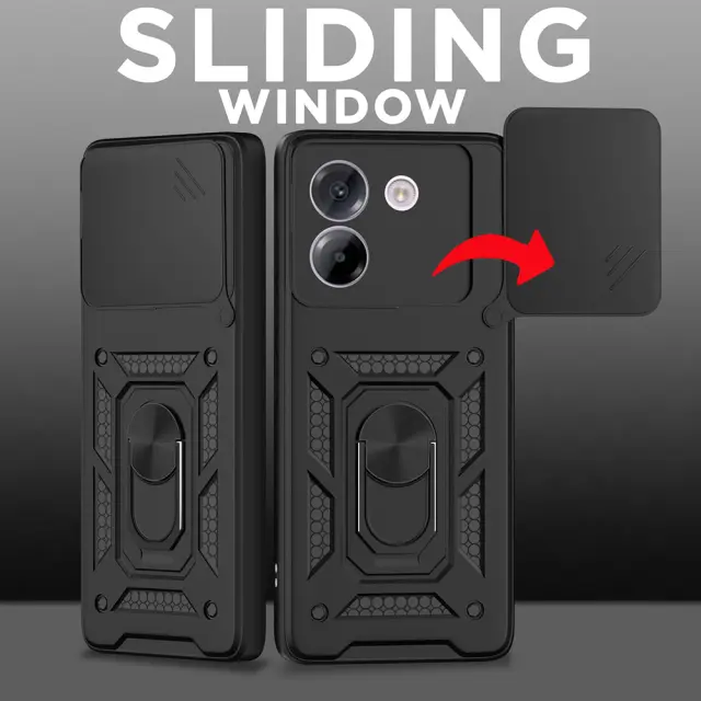 Techsuit® CamShield Series Θήκη για Motorola Moto G56- Black 3