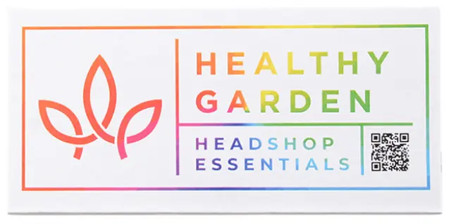 Healthy Garden Χαρτάκια - Rainbow - King Size Slim με Πολύχρωμες Τζιβάνες 32φ.