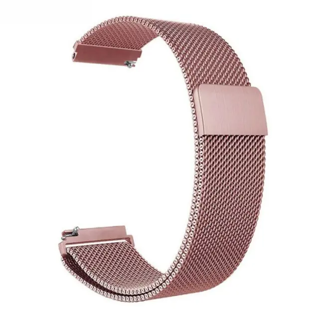 Milanese Stainless Steel Band για Samsung Gear S3 46mm/ Pace/ Stratos/ Watch GT/ GT2 / GTR /Versa/ Magic 2 (Fits All 22mm)- Rose Gold OEM