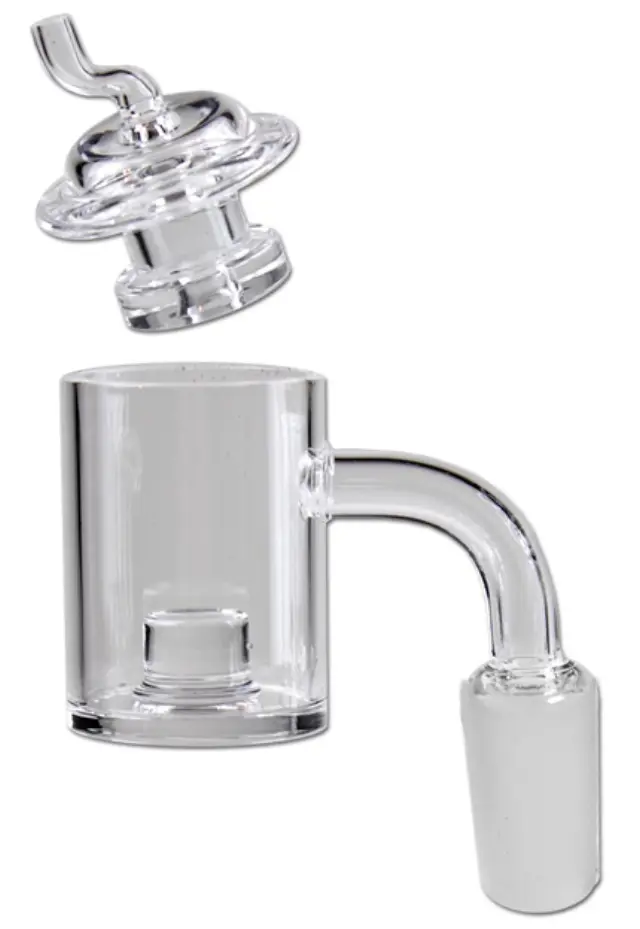 Γυάλινο Bowl για Bong - «Oil» Dabbing Glasbanger Σετ με Carb Cap - SG14mm