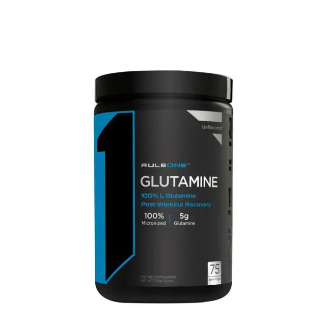 Rule1 Glutamine Unflavored, 75 Servings