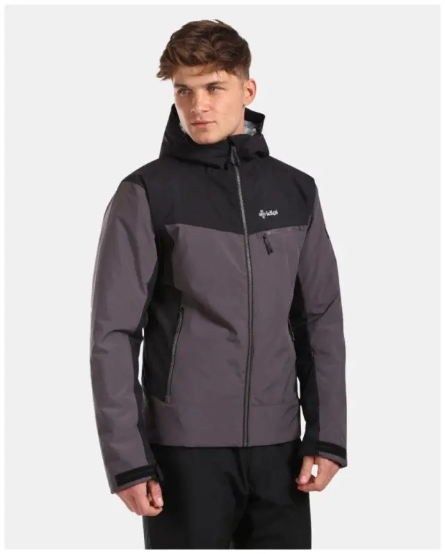 Flip-M Black Ανδρικό Υπερμεγέθη Μπουφάν Kilpi - WMX113KI-BLK - 4XL