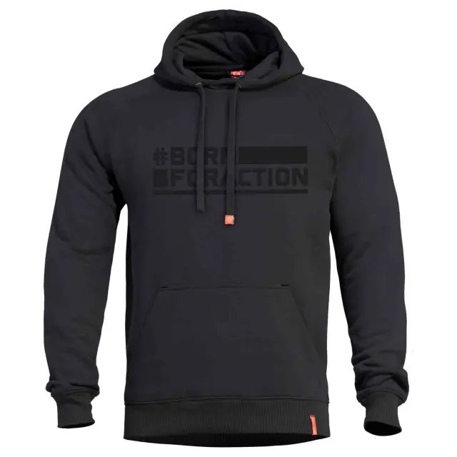 Pentagon Phaeton Hood Sweater BA-Μπλούζα Φούτερ για Καθημερινή Χρήση - 01-Black-Μαύρο