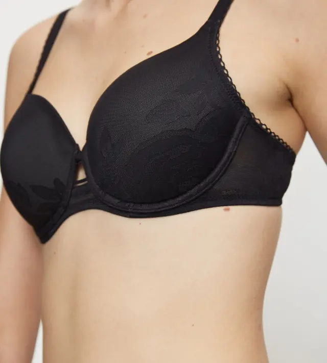 Triumph Σουτιέν Wild Rose Sensation WP Μαύρο 3