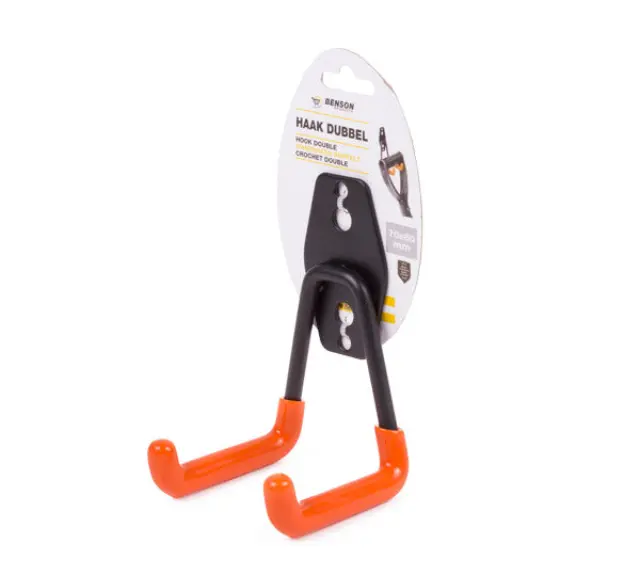 Hook double multi purpose 70 x 60 mm display