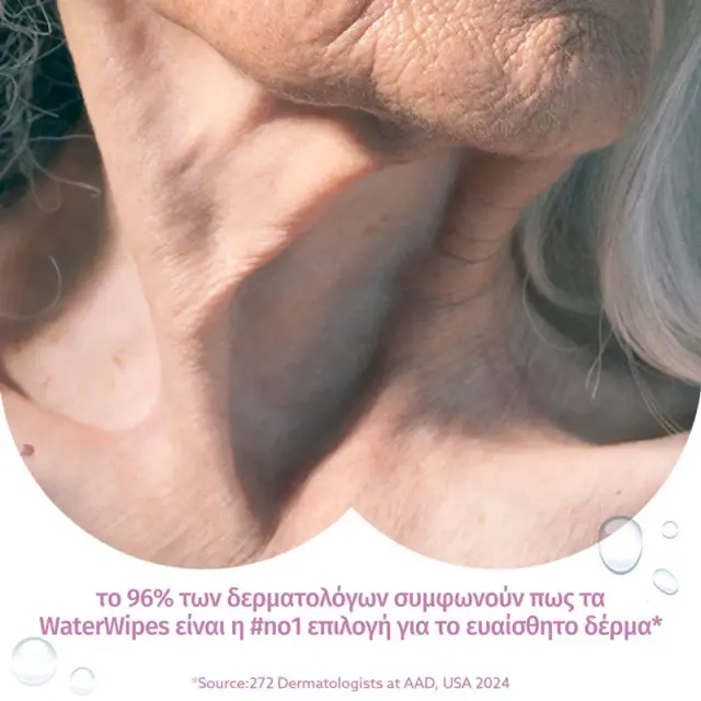 WaterWipes, Μαντηλάκια Καθαρισμού Ενηλίκων, XL Μαντηλάκι, 100% Plastic-free Άοσμα, 99.9% Νερό, 30 Μαντηλάκια 2