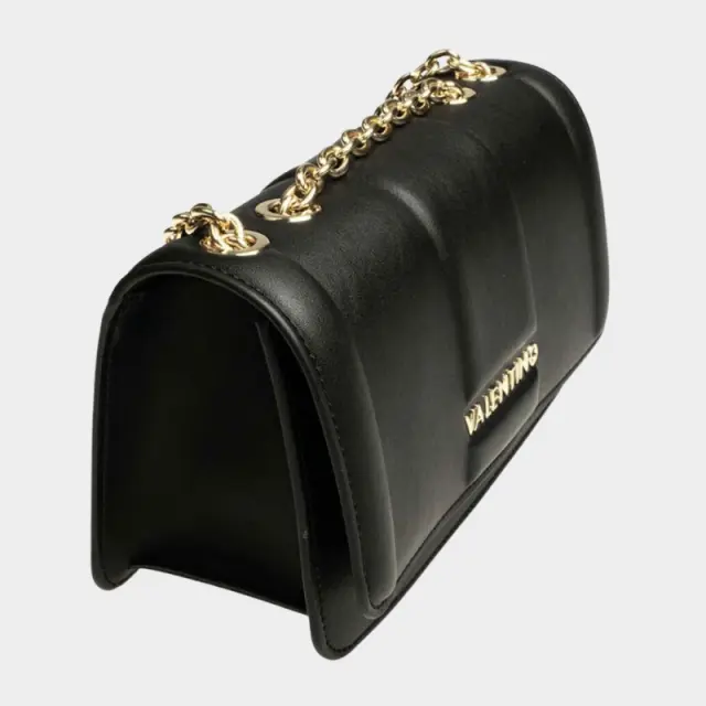Valentino Bags - Γυναικεία Τσάντα Χιαστί Brass VBS8G609-001 Μαύρο 3