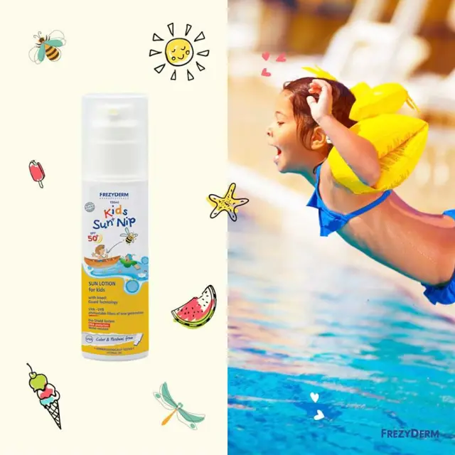 Frezyderm Kids Sun And Nip Spf50+ 150ml 3