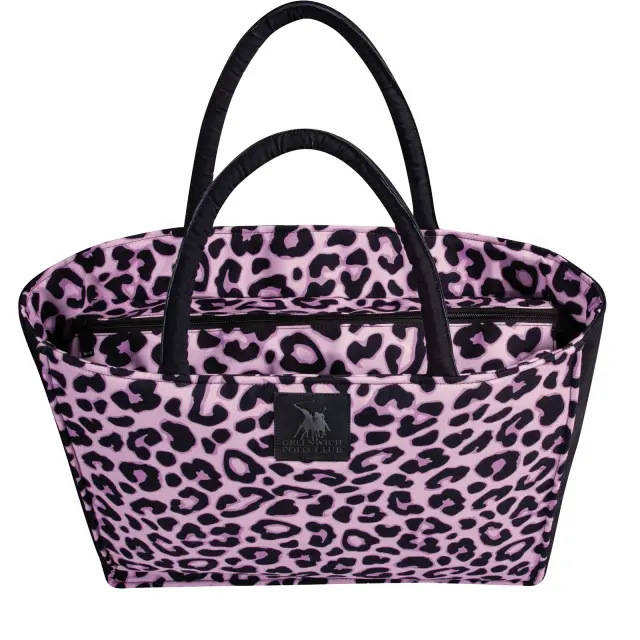 Τσάντα Θαλάσσης 46x36 Greenwich Polo Club 4037 Pink-Black 100% Πολυέστερ 3