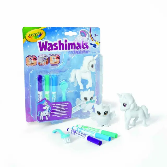 Σετ ζωγραφικής Crayola Washimals με 2 φιγούρες