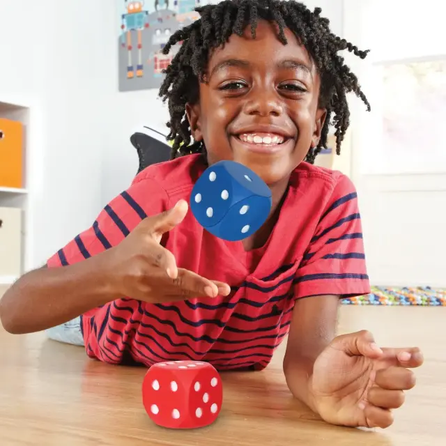 Learning Resources Εκπαιδευτικό Παιχνίδι Foam Dot Dice (3+ ετών) LER2228 2