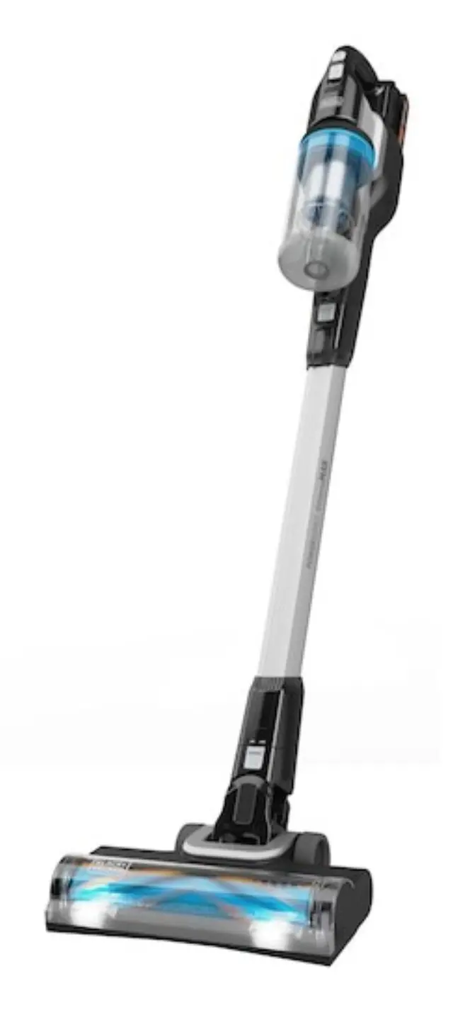 Black & Decker BHFEB520D1-QW stick vacuum/electric broom Battery Dry Cyclonic Bagless Black, Silver, Transparent 2 Ah