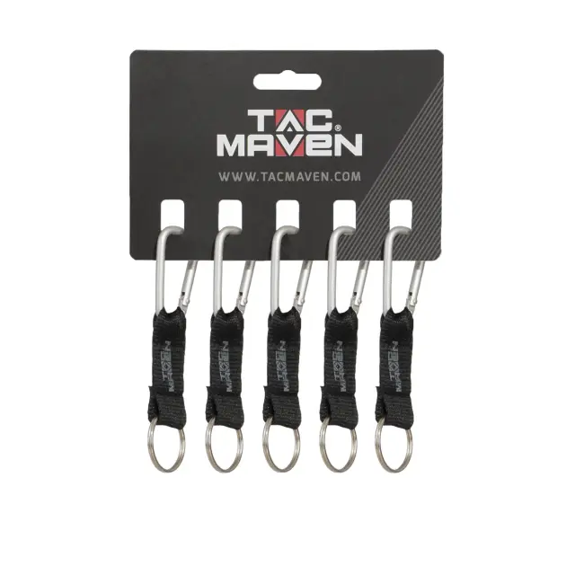 TAC MAVEN Carabiner 5mm-Carabiner από Ελαφρύ Αλουμίνιο 5mm - 01-Black-Μαύρο 2